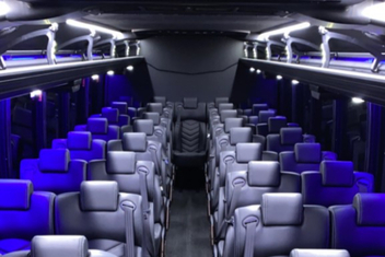 Arlington Charter Bus Interior