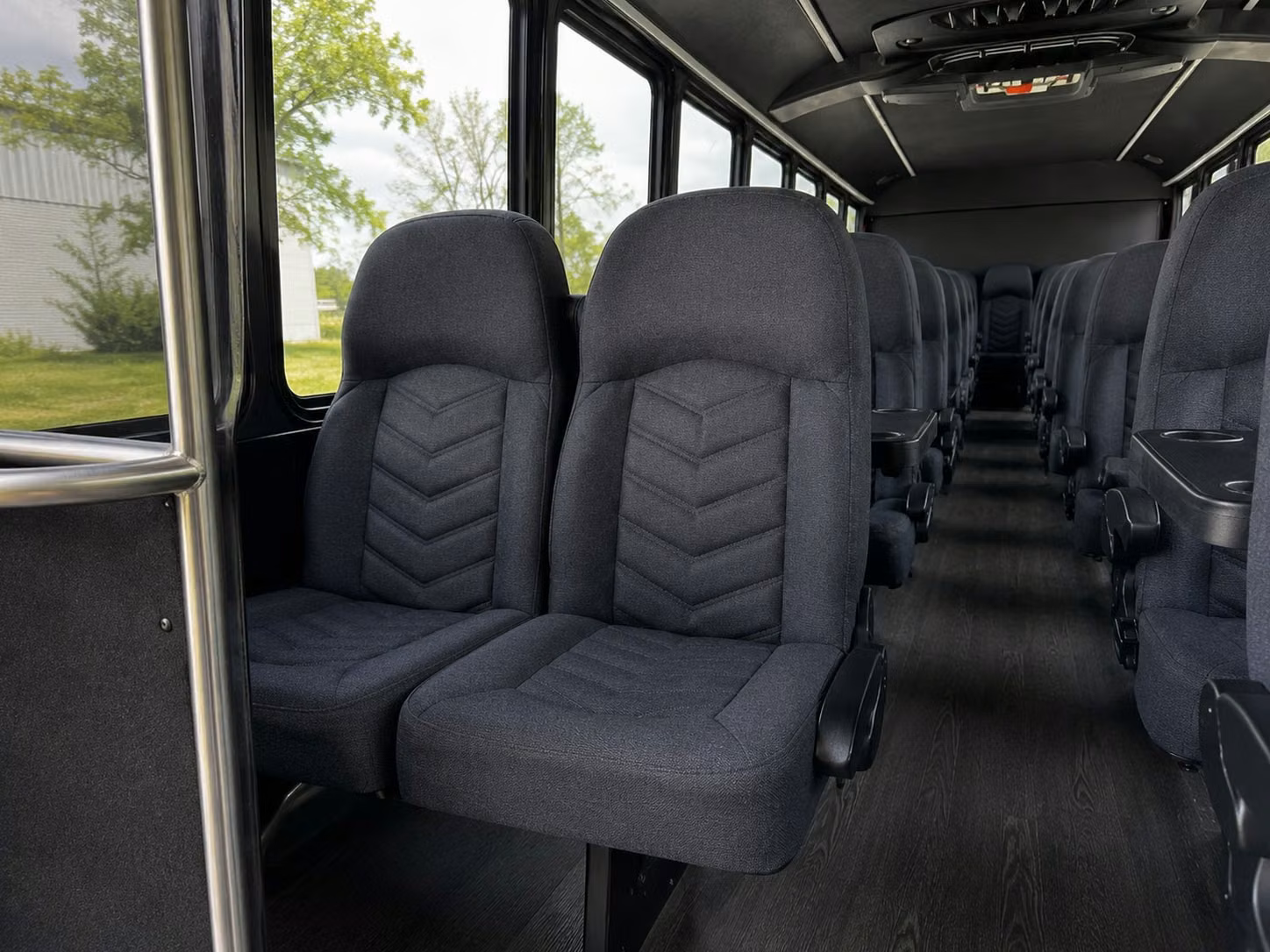 15 passenger minibus inside
