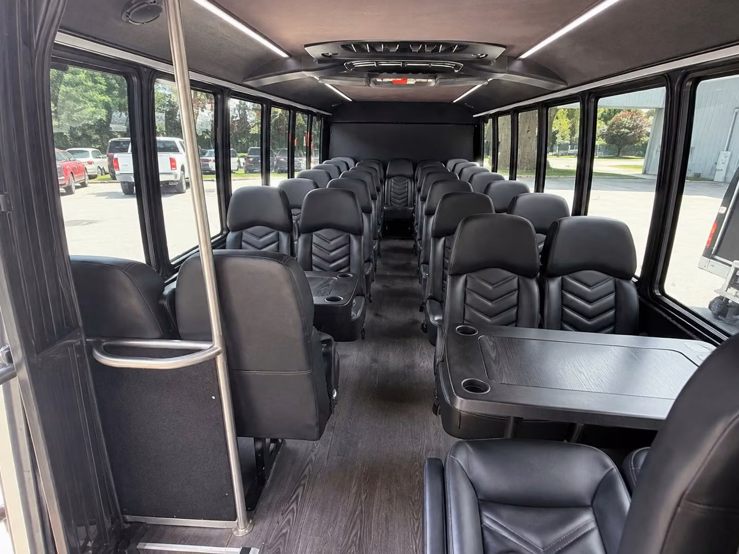 15 passenger minibus interior