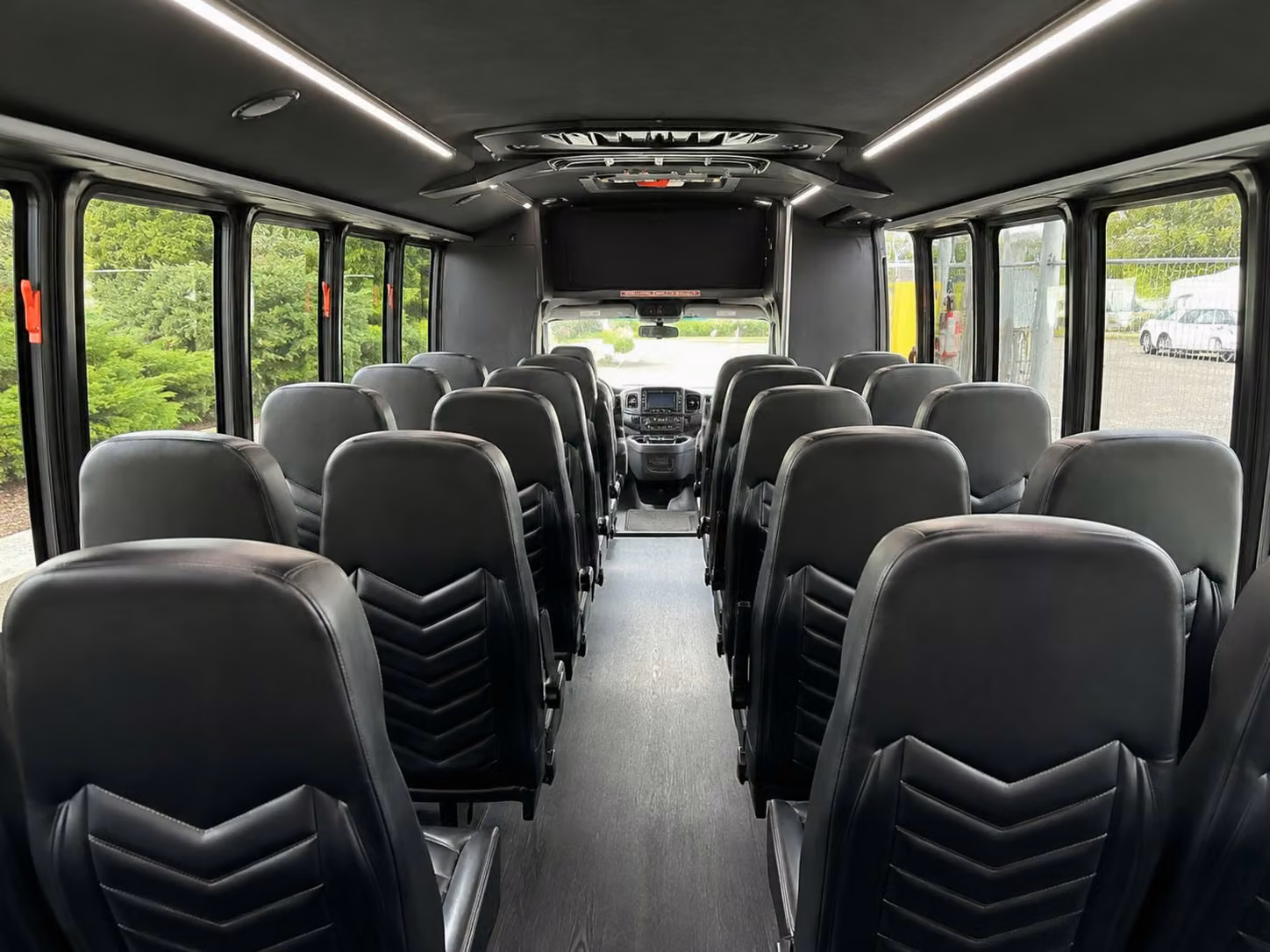 20 passenger minibus inside