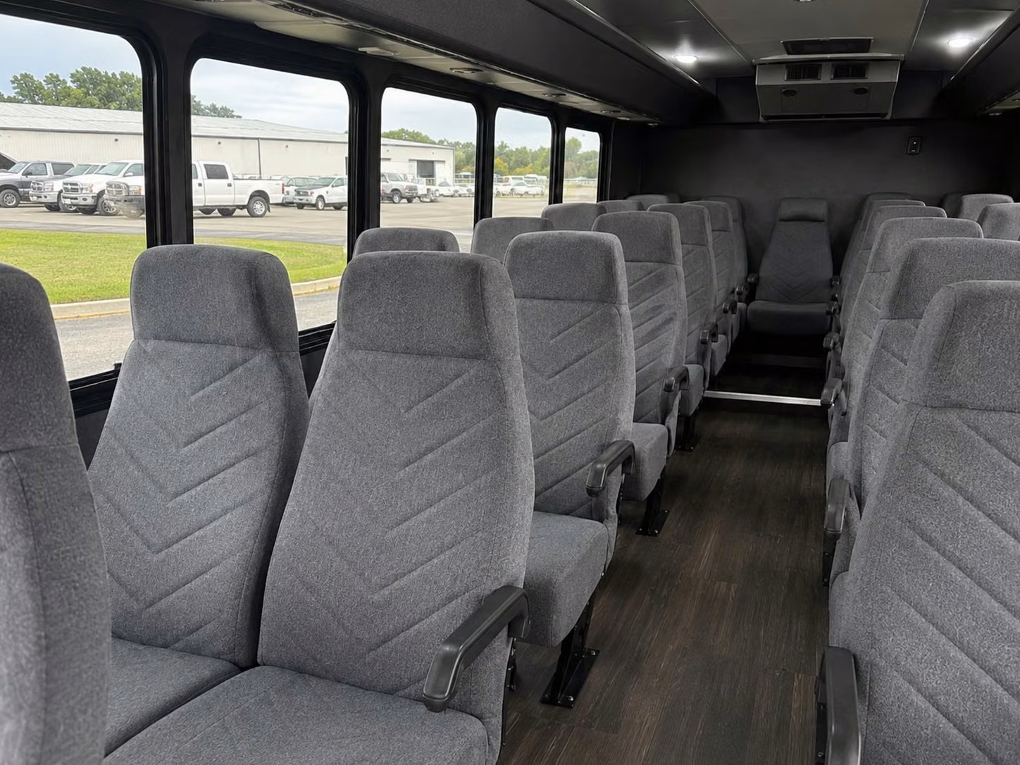 20 passenger minibus interior