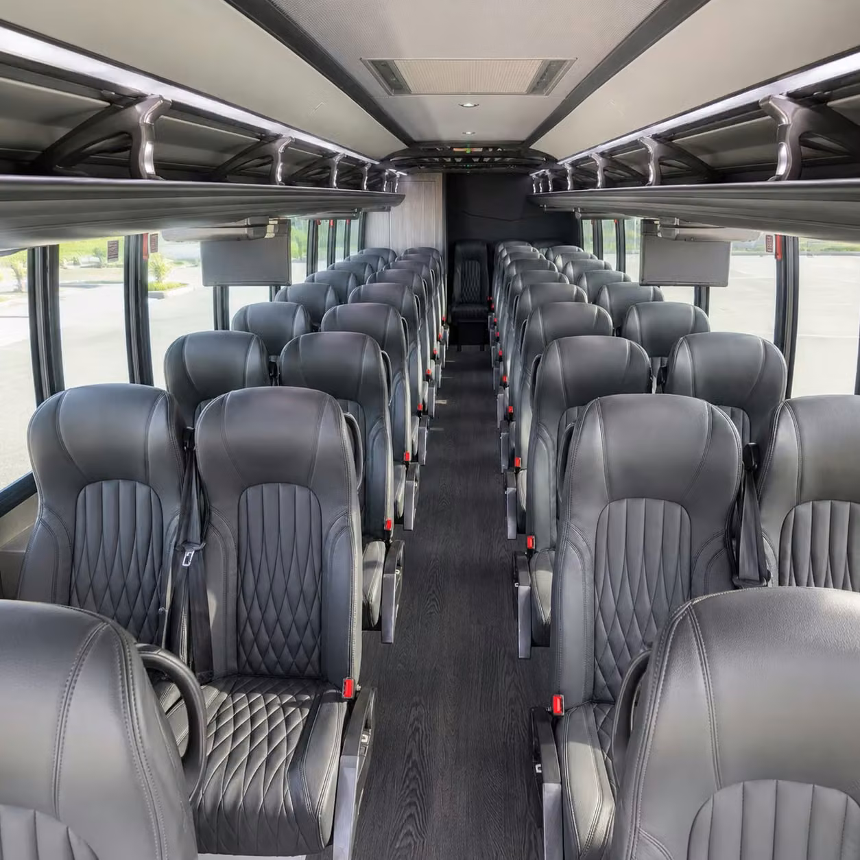 25 passenger minibus interior