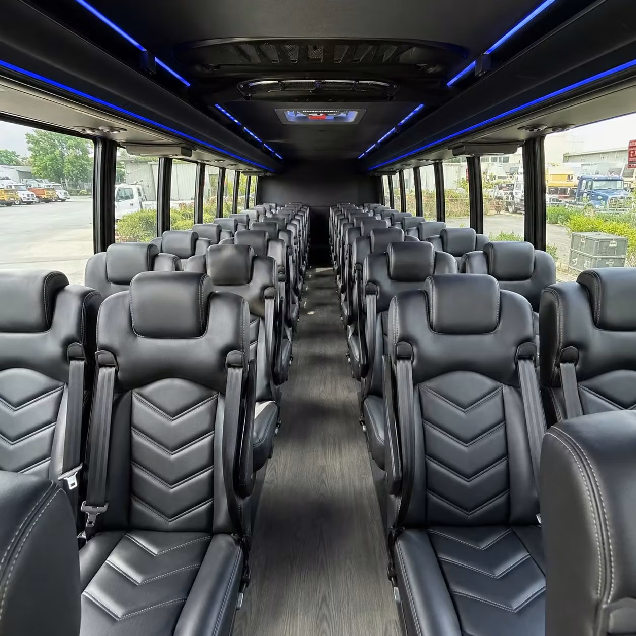 30 passenger minibus inside