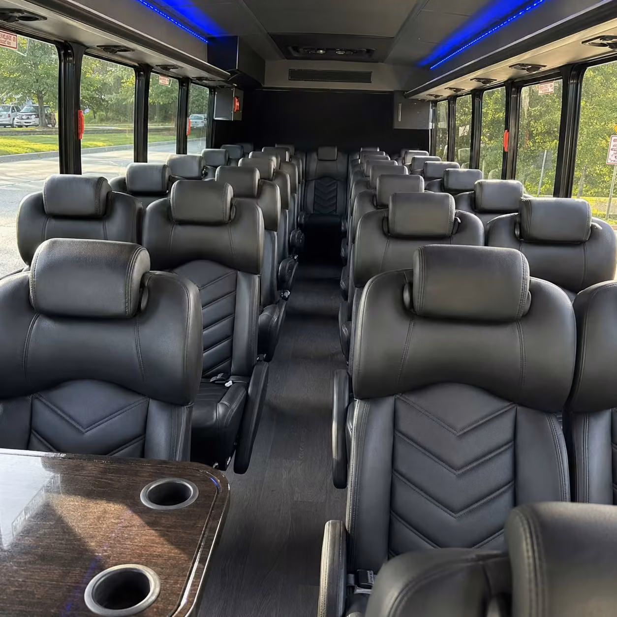 30 passenger minibus interior