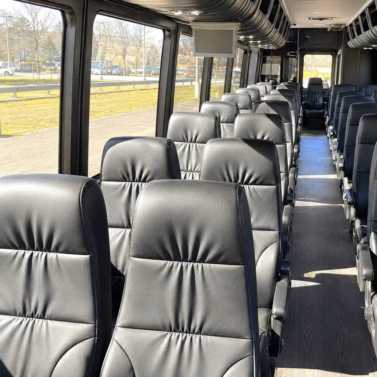35 passenger minibus interior