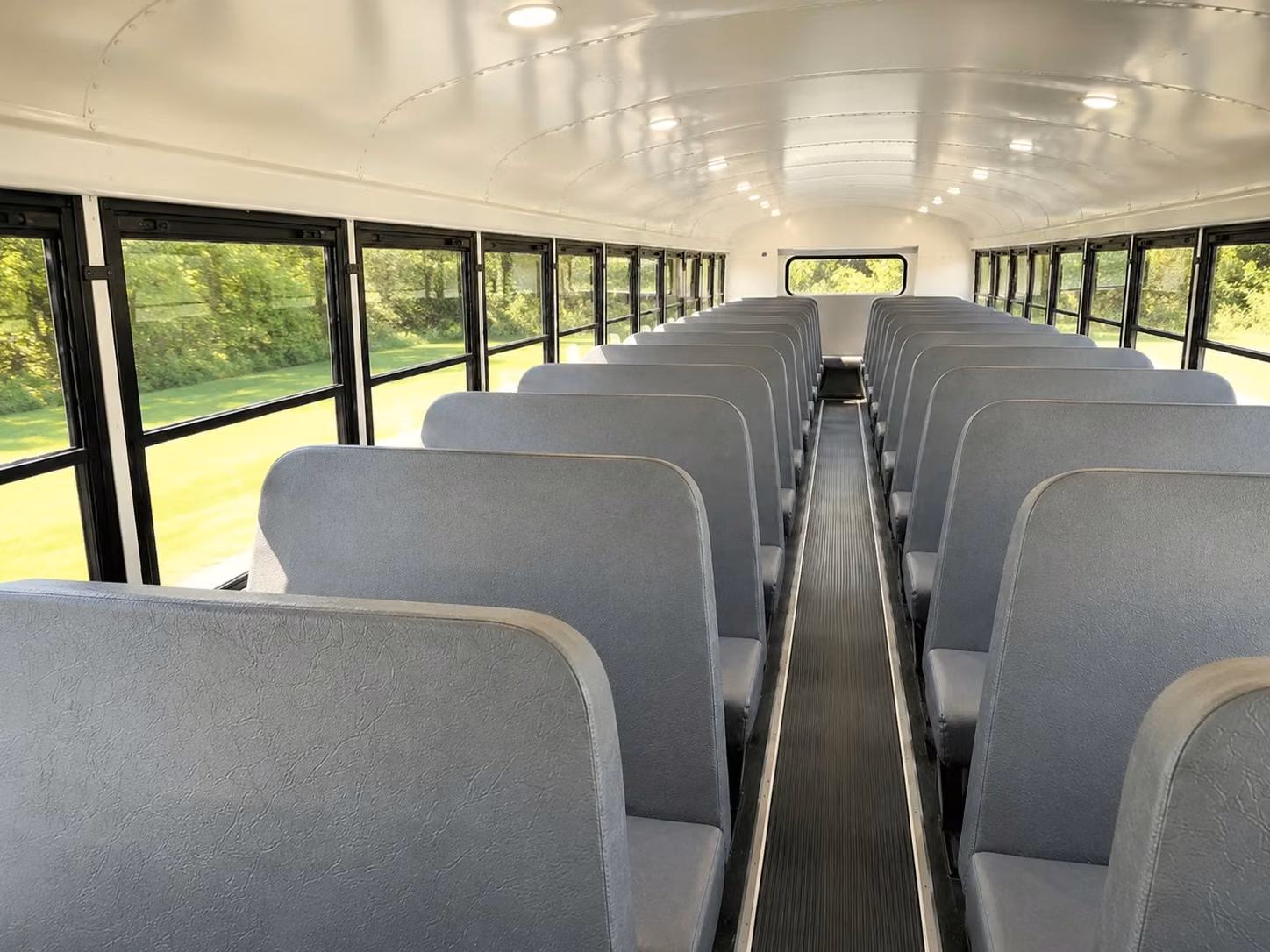 school bus interior