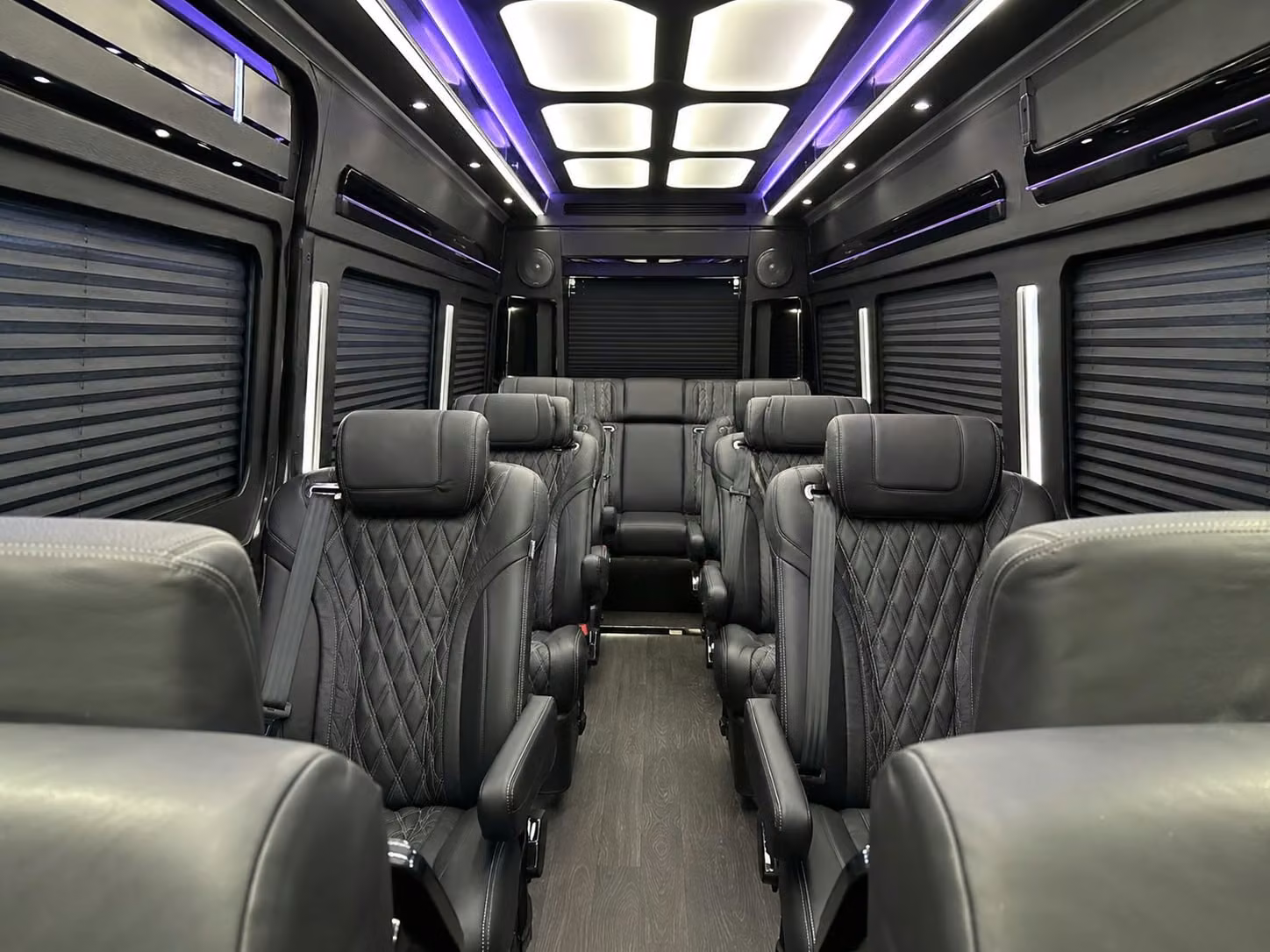 sprinter van with driver interior